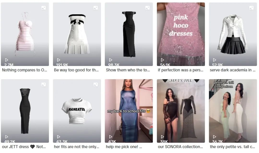 独具特色的女装时尚dtc品牌，主打ai设计和前卫风