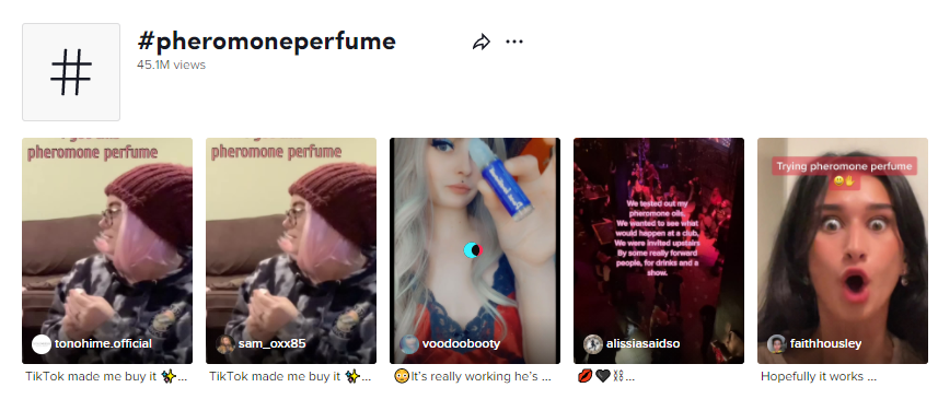 女性体液当香水用？又一款产品风靡tiktok