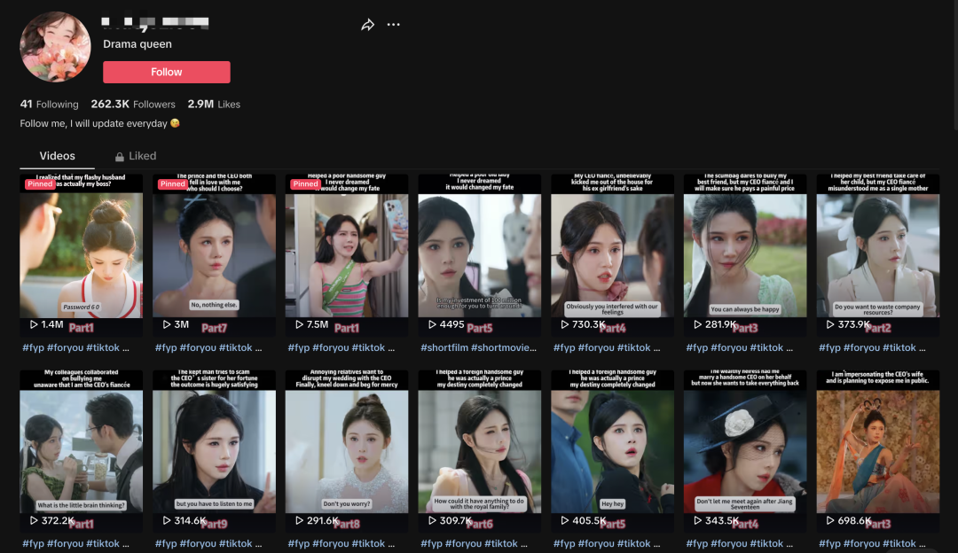 中式言情短剧app力压tiktok荣登美国下载榜一！外国人也难逃“霸总爱上我”的狗血剧？