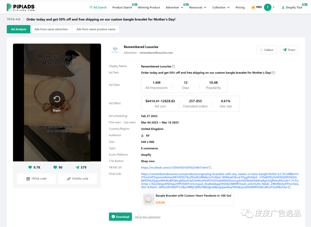 2023母亲节出海营销 tiktok ads投放选品营销指南