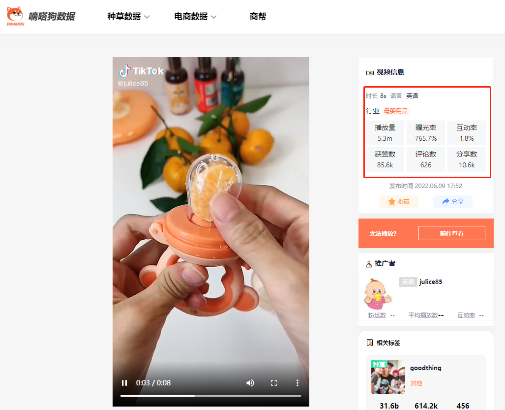 tk6月爆品！2.5元卖到100元的“奶嘴”，2天600万播放的“便携风扇”