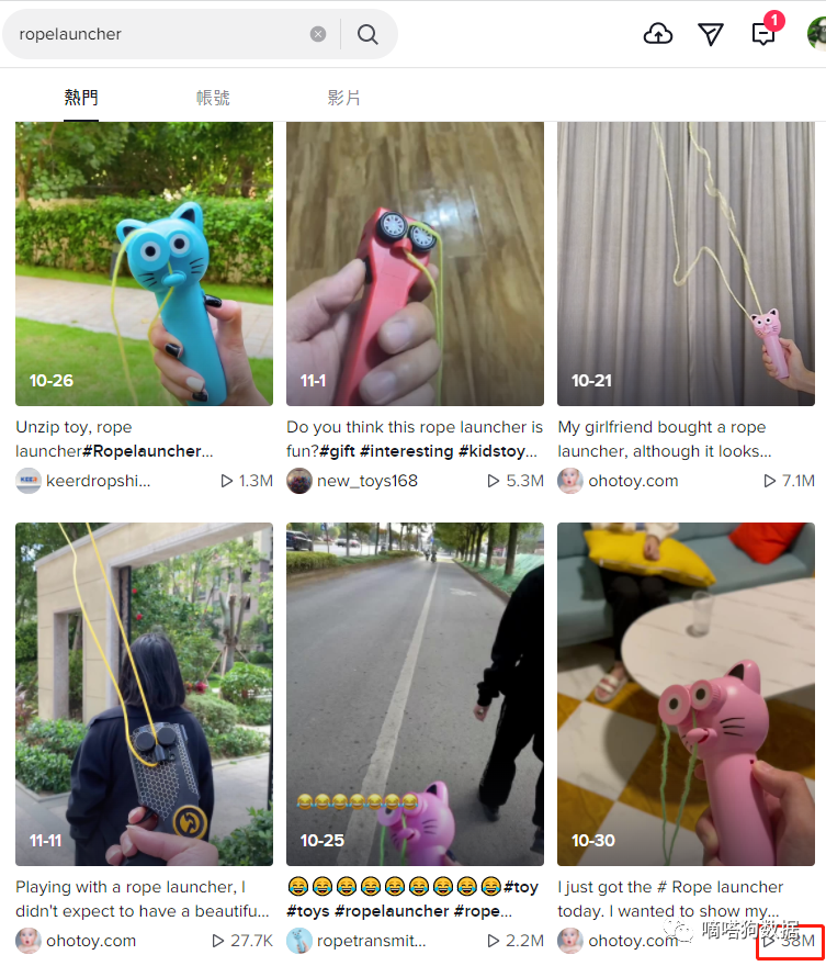 “啤酒枪”，“红外线弹弓”，tiktok上这几款奇葩玩具也能爆6000万播放？